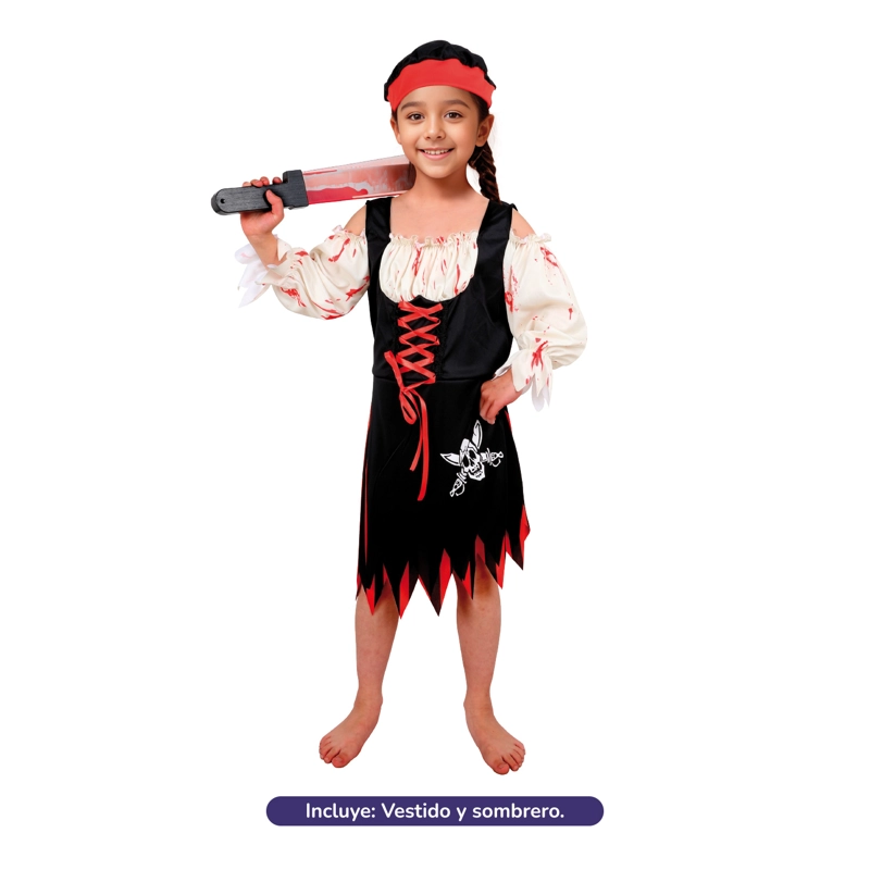 TRAJE PIRATA MUJER 3-4 - 1