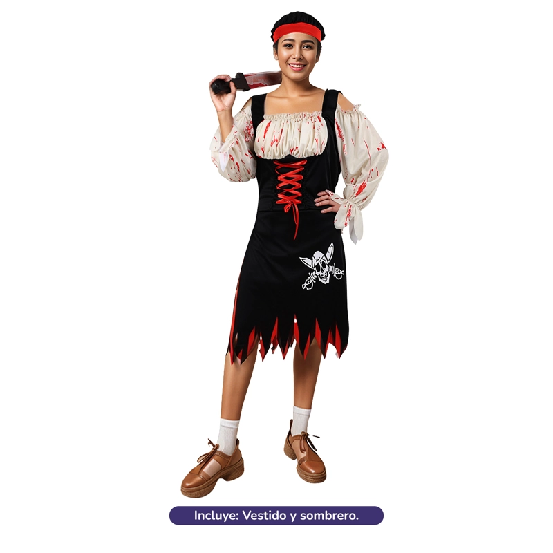 TRAJE PIRATA MUJER L - 1