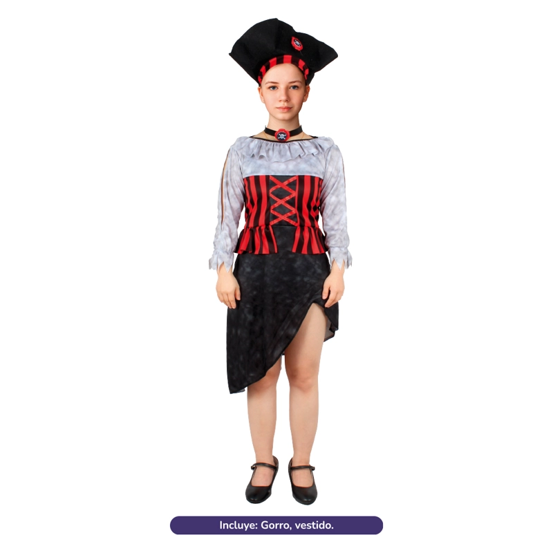 TRAJE PIRATA ZOMIBE 5-6 - 1
