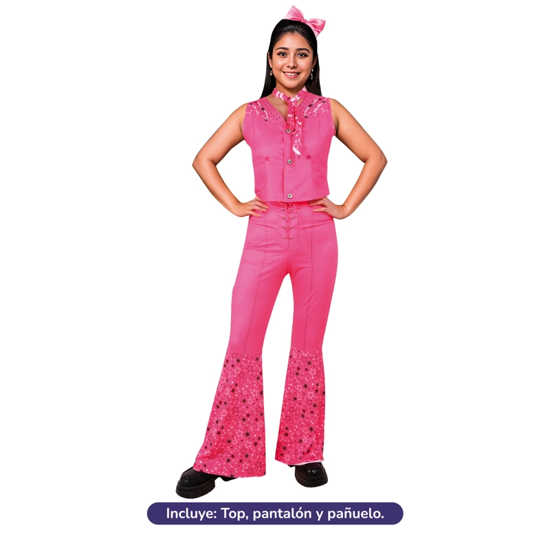 TRAJE VAQUERITA ROSADO L - 1