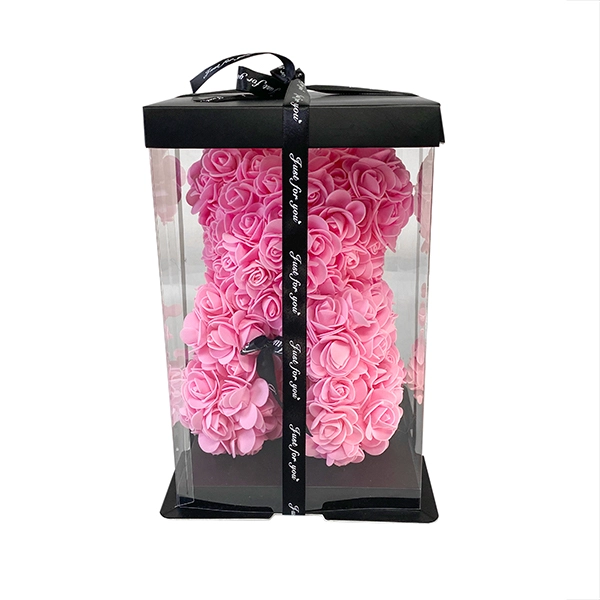 CAJA OSITO GOMA EVA ROSADO X1 UNI - 1