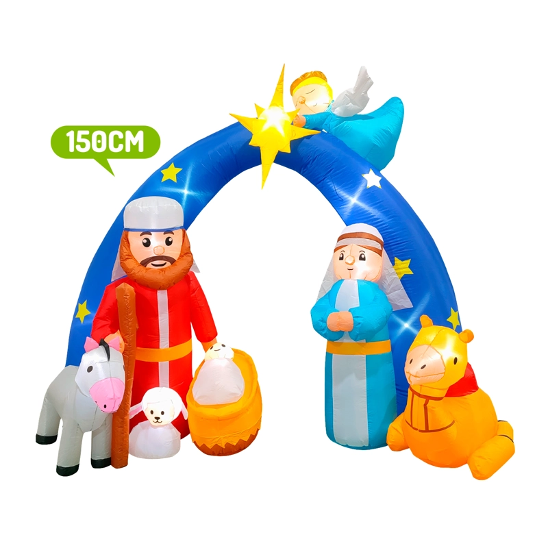DECO PESEBRE INFLABLE LED 240CM - 1
