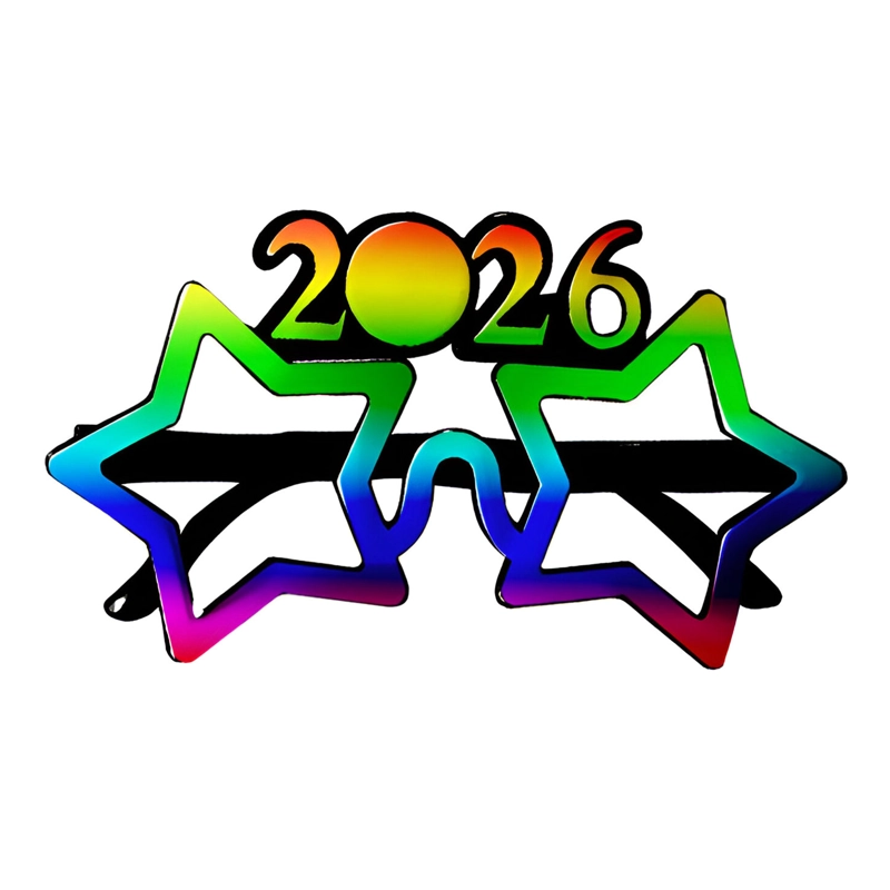 LENTE ESTRELLA 2026 METALLIC X12UNI - 1