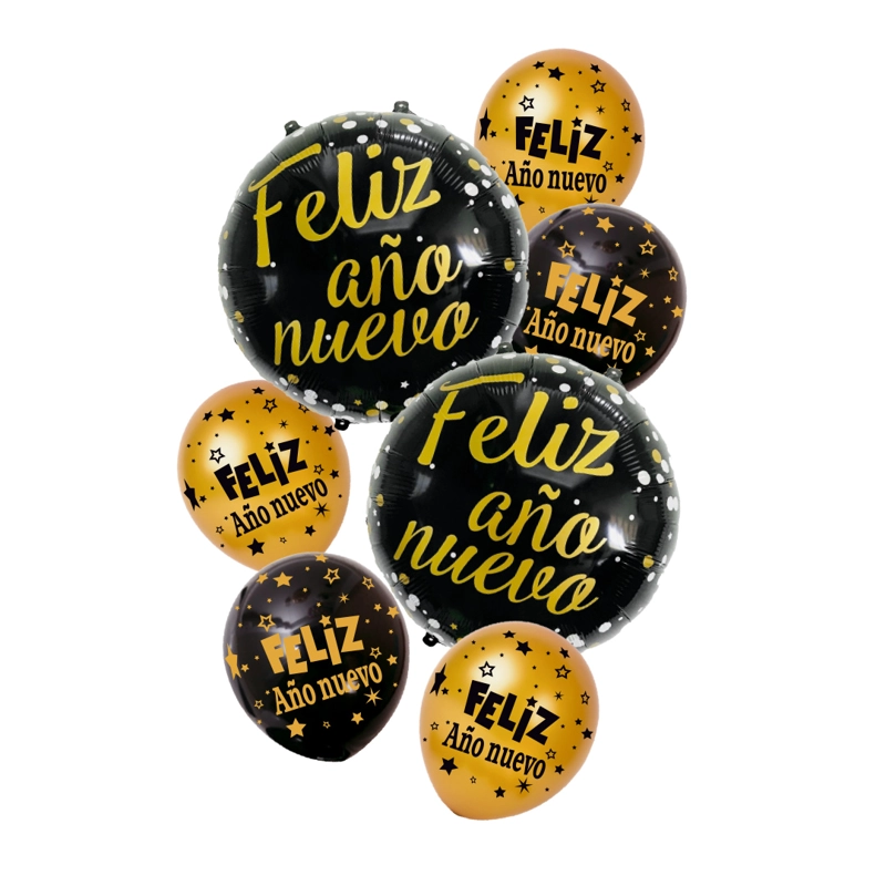 SET 7 GLOBO FELIZ AÑO NUEVO X1UNI - 1