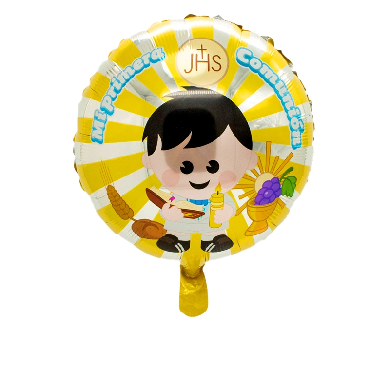 GLOBO METALICO 18 MI PRIMERA COMUNION NINO X1 UNI - 1