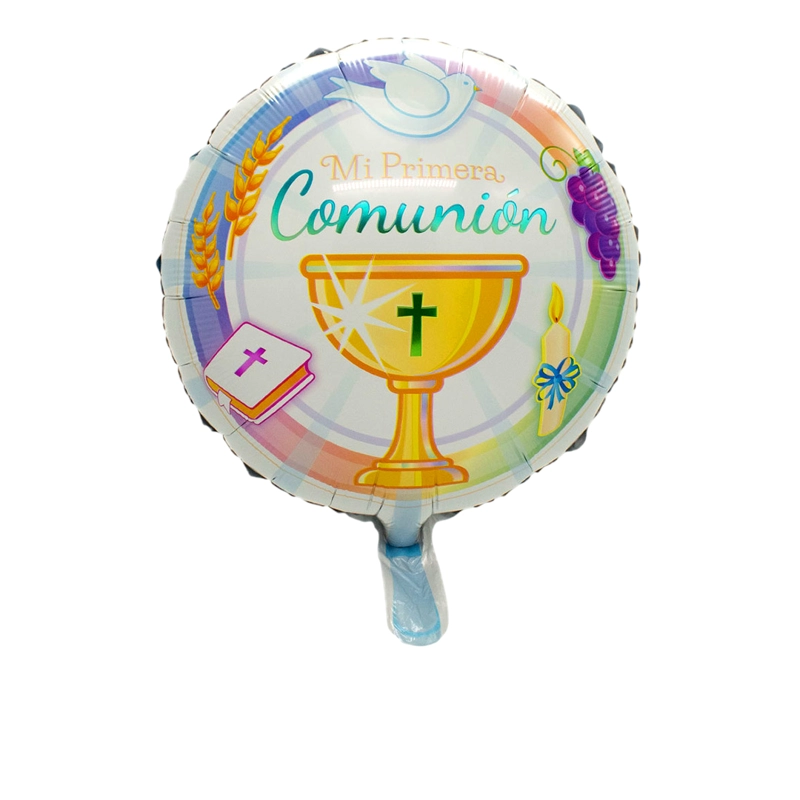 GLOBO METALICO 18 MI PRIMERA COMUNION X1 UNI - 1