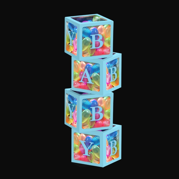 CAJA DECO 31 X 31 BABY CELESTE X1 UNI - 1