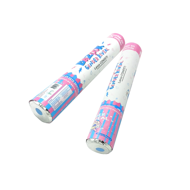 CANON LANZA CONFETTI 30 CMS GENDER REVEAL CELESTE - 1