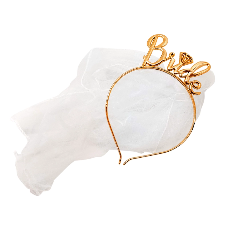 CINTILLO BRIDE GOLD VELO X1UNI - 1