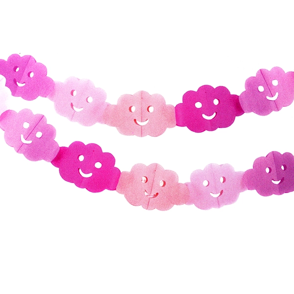 GUIRNALDA NUBES ROSADO 2M X1 UNI - 1