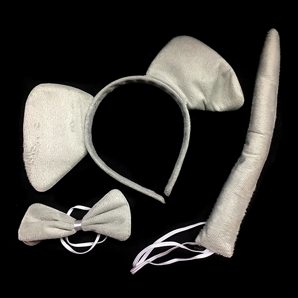 SET ANIMAL 3 PIEZAS CINTILLO ELEFANTE X1 UNI - 1