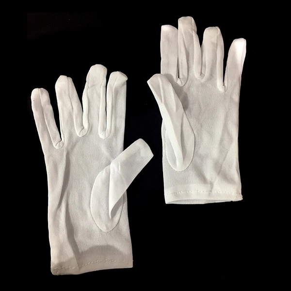 GUANTES BLANCO MEDIANO 19X7 CM X12 UNI - 1