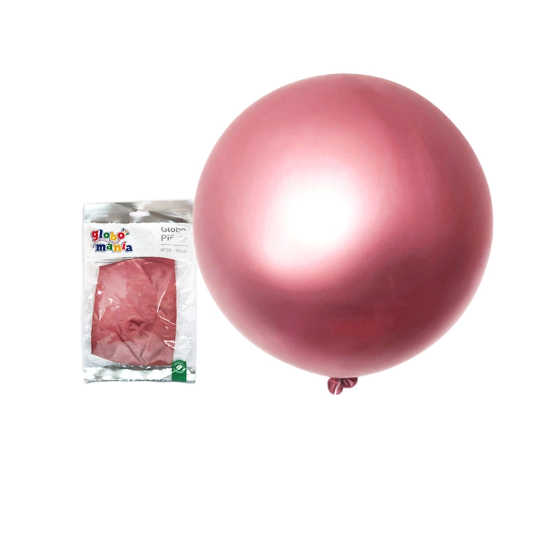 GLOBO PINATA R36 CHROME FUCSIA X1 UNI - 1