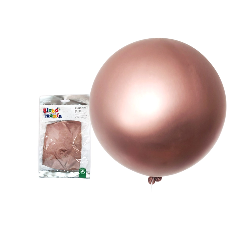 GLOBO PINATA R36 CHROME ROSE GOLD X1 UNI - 1