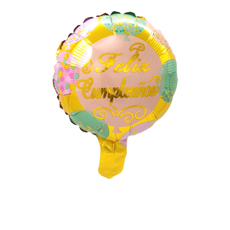 GLOBO METALICO 10 F.C REDONDO ROSEGOLD X50 UNI - 1