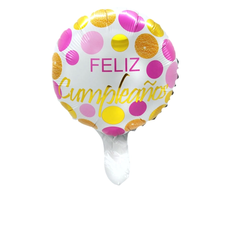 GLOBO METALICO 10 F.C REDONDO PUNTOS X50 UNI - 1