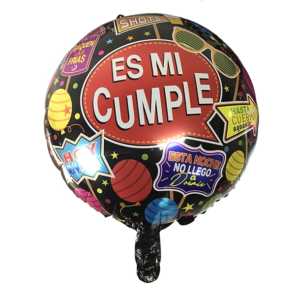 GLOBO METALICO 18 REDONDO F.C PARTY X1 UNI - 1