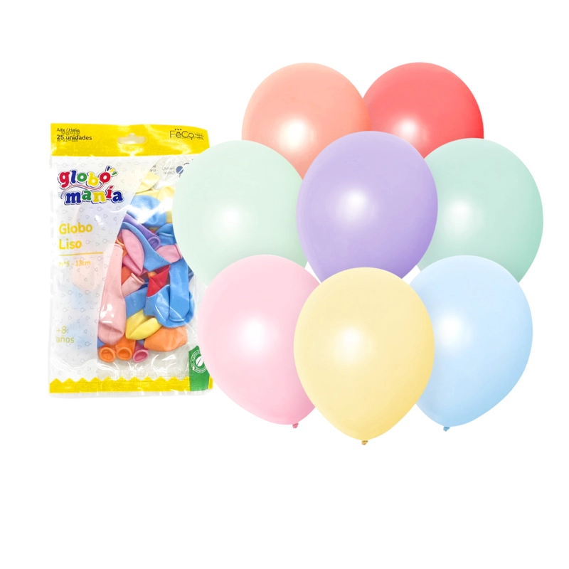 GLOBO 5 PASTEL SURTIDO X25 UNID - 1