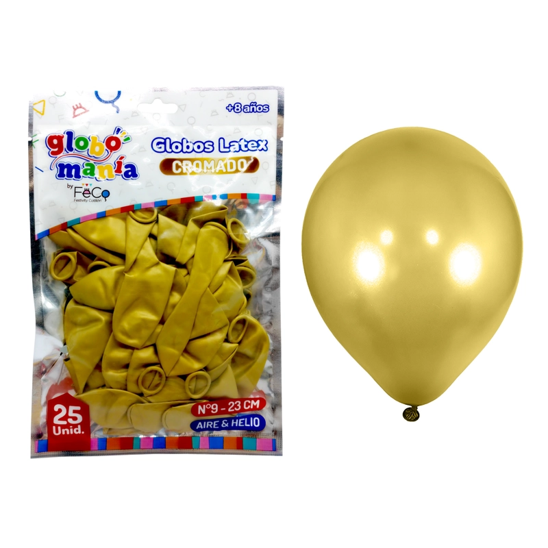 GLOBO 09 STANDARD CHROME DORADO X25UNI - 1