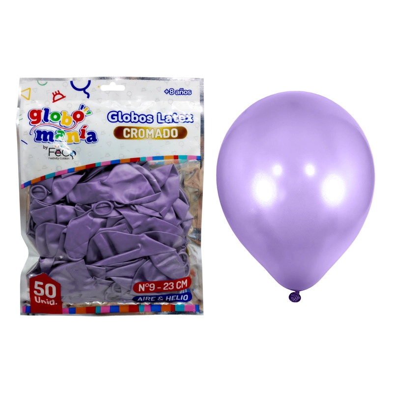 GLOBO 09 STANDARD CHROME MORADO X50UNI - 1