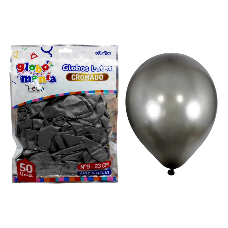 GLOBO 09 STANDARD CHROME NEGRO X50UNI - 1