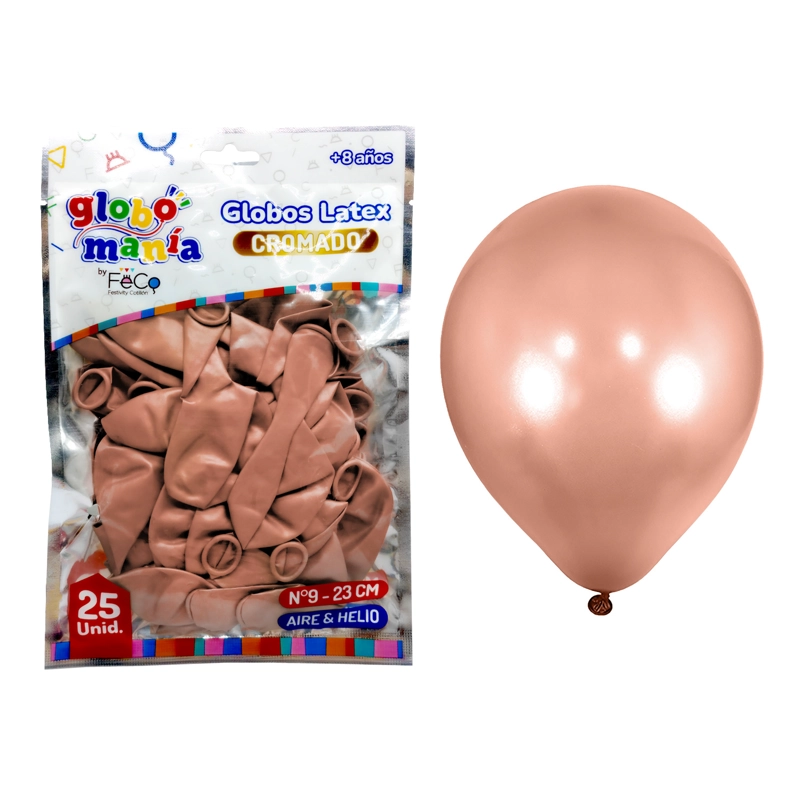 GLOBO 09 STANDARD CHROME ROSE GOLD X25UNI - 1