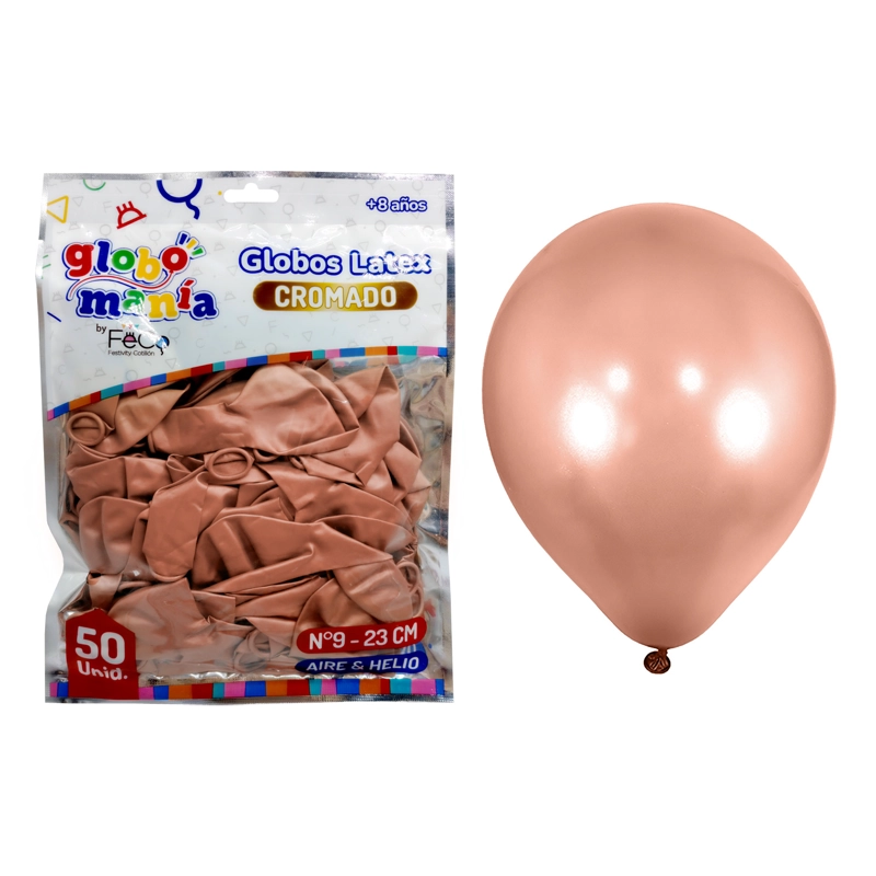 GLOBO 09 STANDARD CHROME ROSE GOLD X50UNI - 1