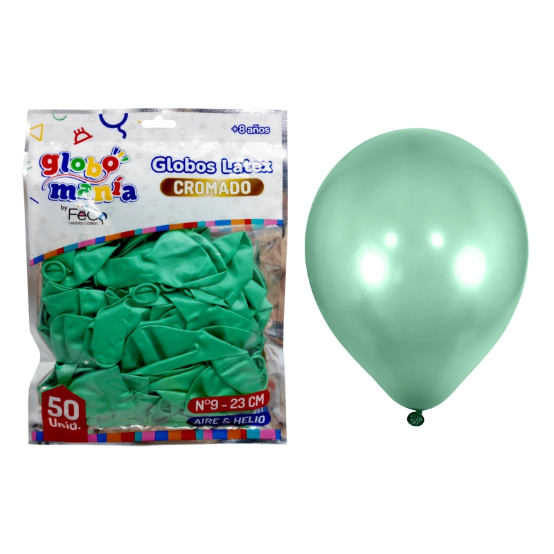 GLOBO 09 STANDARD CHROME VERDE X50UNI - 1