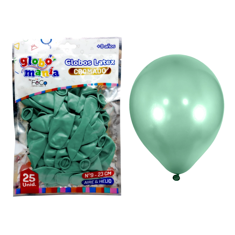 GLOBO 09 STANDARD CHROME VERDE X25UNI - 1