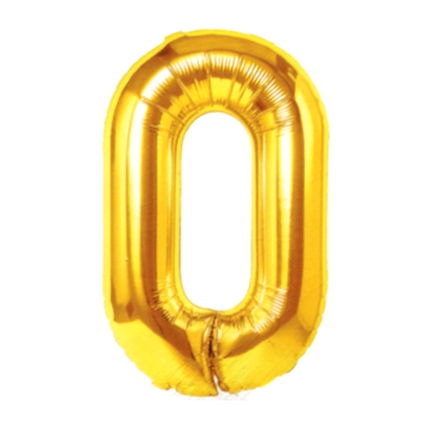 GLOBO METALICO 32 DORADO N? 0 X1 UNI - 1