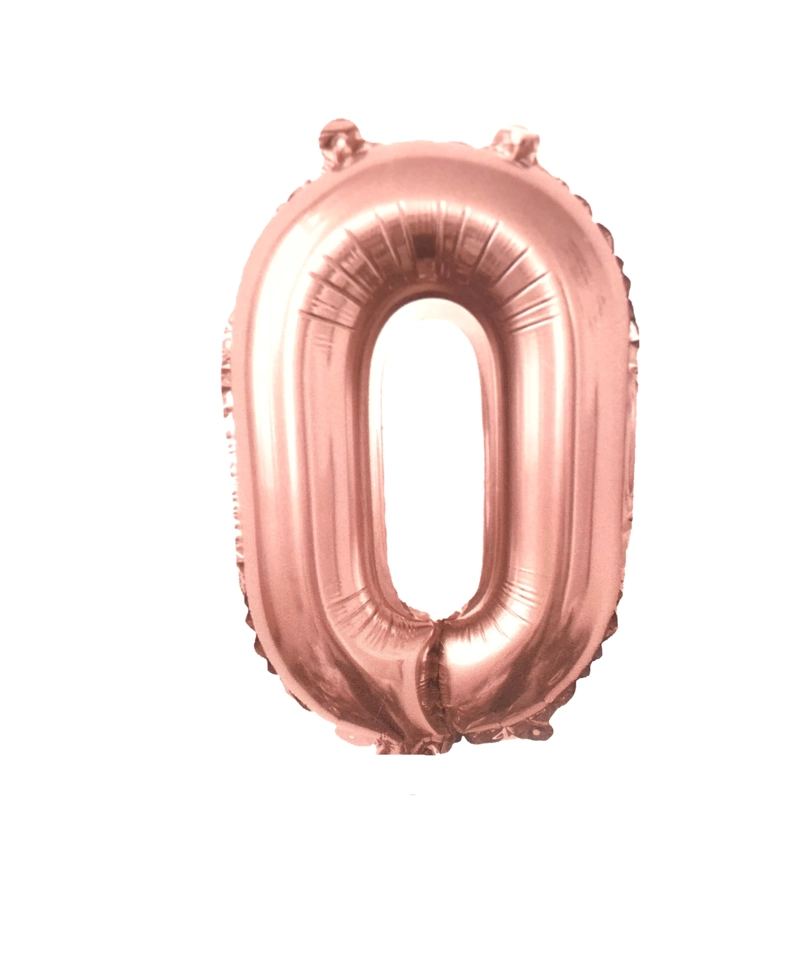 GLOBO METALICO 32 ROSE GOLD N 0 - 1