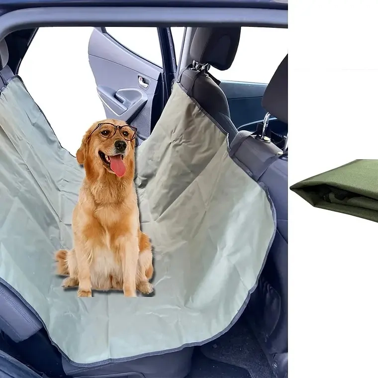 LONA FUNDA MANTA PROTECTORA CUBRE ASIENTO AUTO PARA PERROS - 1