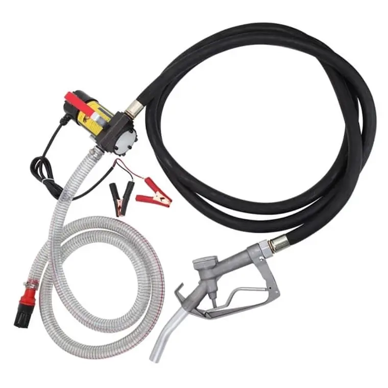 BOMBA TRASVASIJE 12V 175W MOTOR MANGUERA PISTOLA - 1
