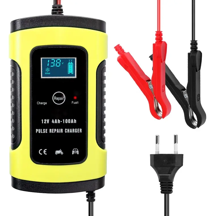 CARGADOR DE BATERIA INTELIGENTE 12V DE AUTO - 1