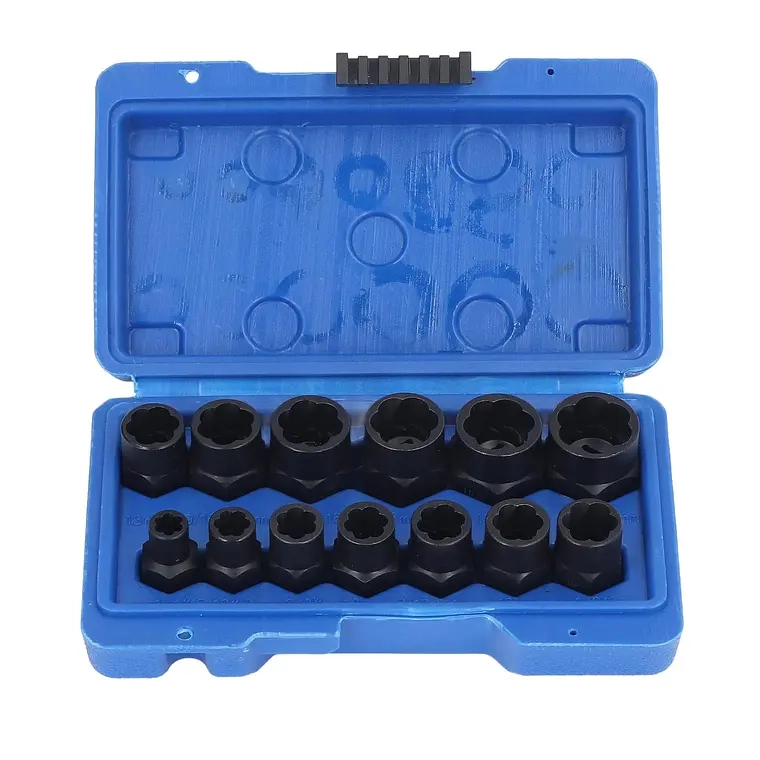 KIT DE DADOS HERRAMIENTAS JUEGO DADOS EXTRACTORES 1/4 A 19MM - 1