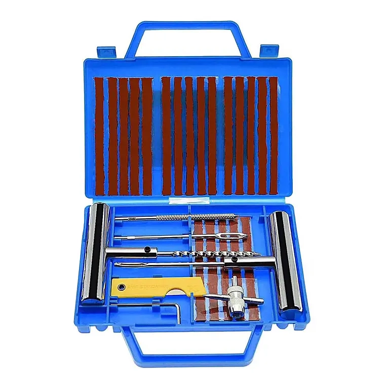 KIT 27 PIEZAS REPARACION PINCHAZOS NEUMATICO EMERGENCIA AUTO - 1