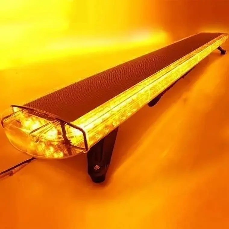 BALIZA LED BARRA AUTO EMERGENCIA 120CM 88 LED 12V/24V (Ámbar) - 1