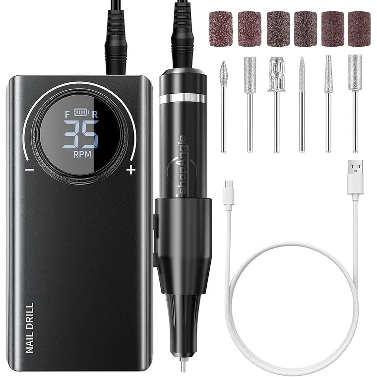 TORNO INALAMBRICO PROFESIONAL MANICURE 35000RPM PORTATIL - 1