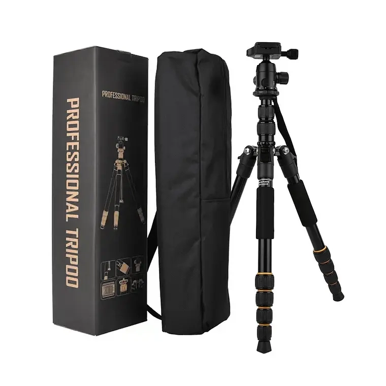 TRIPODE CAMARA FOTOGRAFICA, CELULAR VIDEO PROFESIONAL CON CABEZAL - 1