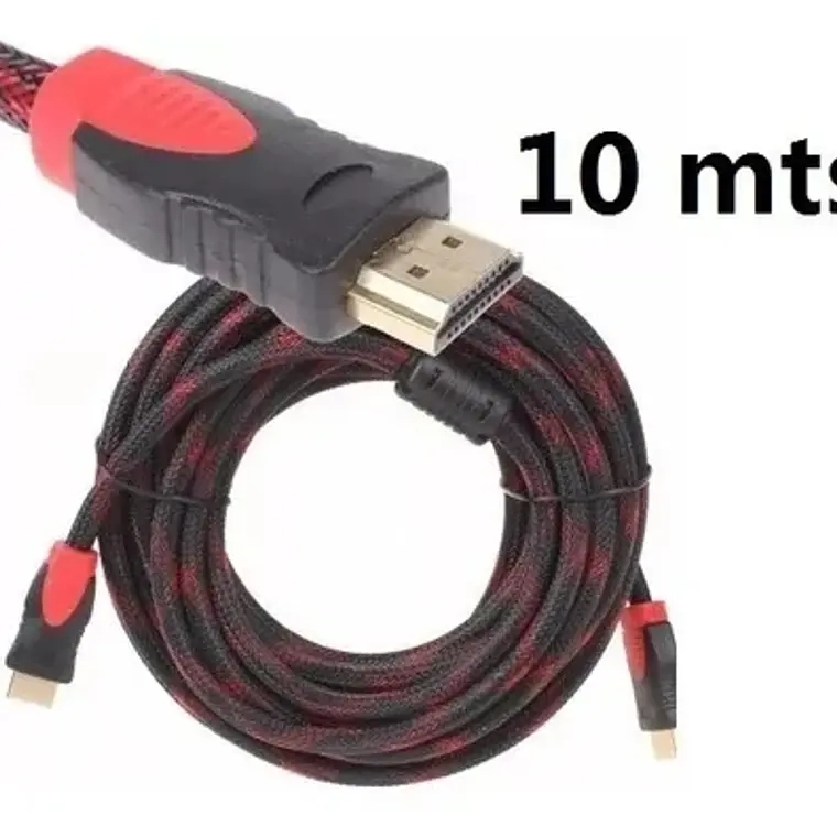 CABLE HDMI MALLADO 10 MTS BLINDADO FILTRO - 1