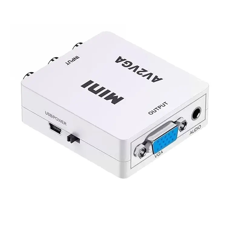 ADAPTADOR CONVERSOR AV A VGA - 1