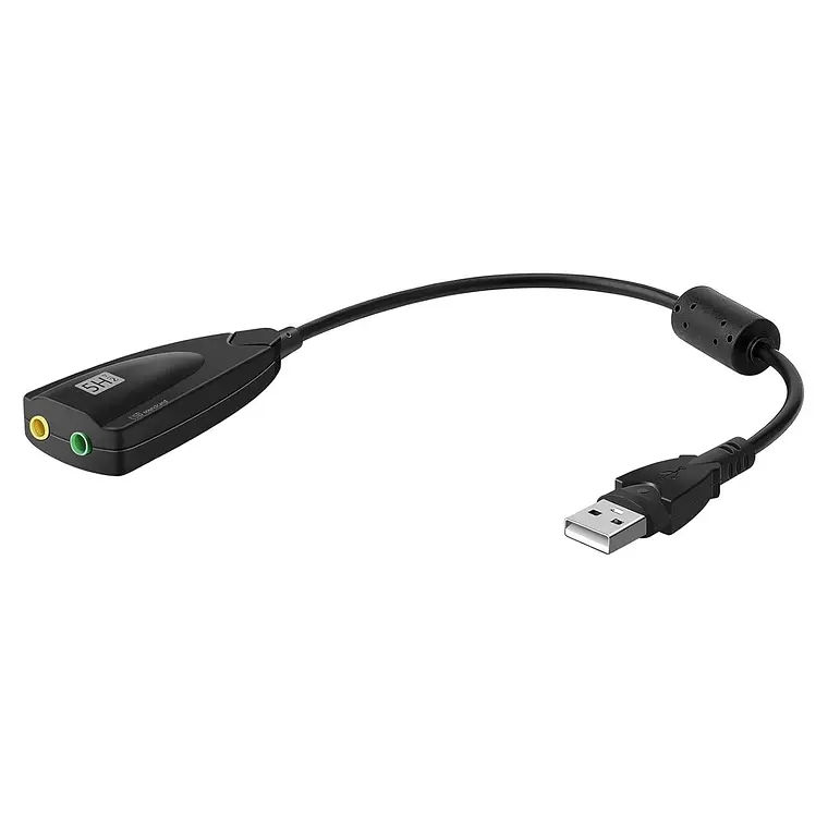 TARJETA DE SONIDO USB 3D VIRTUAL 5HV2 7.1 - 1