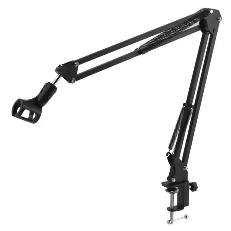 BRAZO SOPORTE DE MICROFONO AJUSTABLE ATRIL METALICO - 1