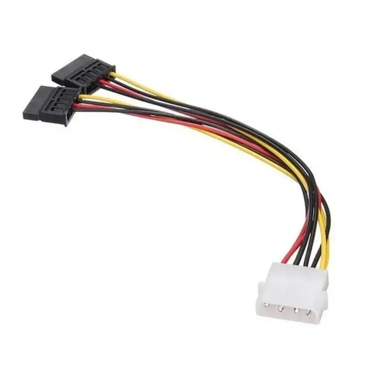 CABLE PODER DOBLE SATA A IDE MOLEX - 1
