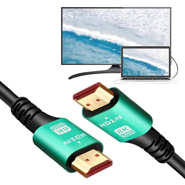 CABLE HDTV 8K 60HZ/48GBPS HD2.1V DE 3MTS. 7680X4320P - 1