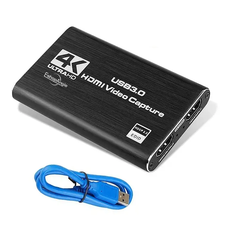 CAPTURADORA VIDEO HDTV 4K ULTRA AUDIO MIC IN STREAMING 3.0 - 1