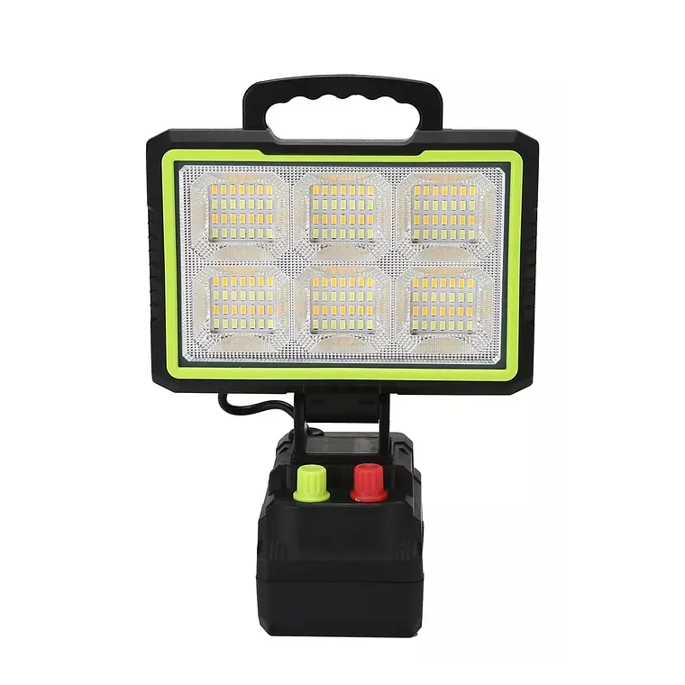 REFLECTOR PROYECTOR LED SOLAR PORTATIL DE 350W - PANEL SOLAR - 1