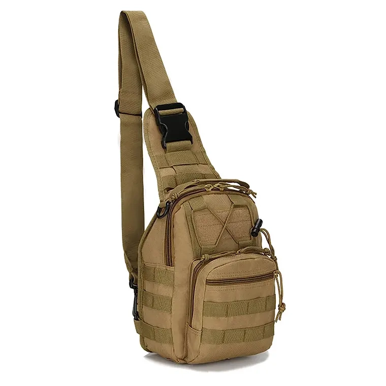 BOLSO TACTICO DE HOMBRO CRUZADO IMPERMEABLE MULTIUSO - 1