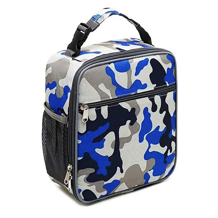 LONCHERA TERMICA PORTATIL HOMBRE BOLSA DEL ALMUERZO (Azul) - 1