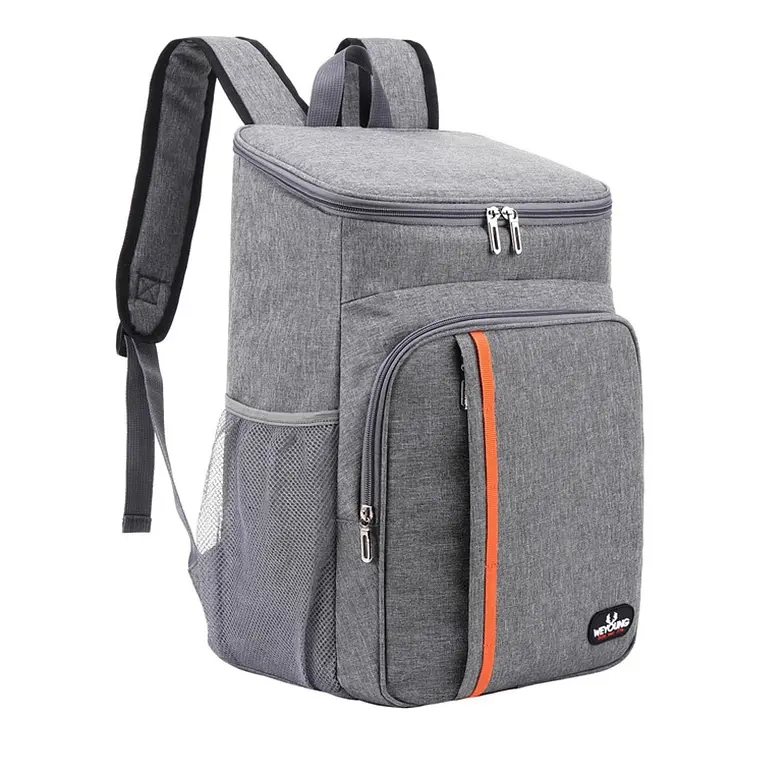 MOCHILA TERMICA BOLSA GRANDE PARA ALMUERZO DE 18 LITROS (Gris) - 1